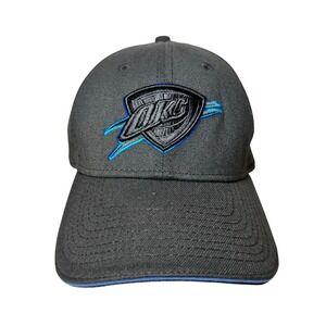 New Era 39THIRTY Oklahoma City Thunder NBA Stretch Fit Hat Black Medium-Large
